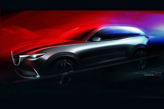 Nuova Mazda CX-9, anticipazione in vista del debutto a Los Angeles [TEASER]