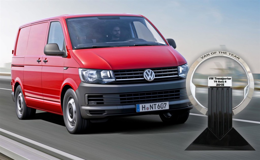 Nuovo Volkswagen Transporter eletto miglior furgone dell’anno