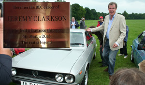 Top Gear UK: Jeremy Clarkson e il suo pugno si meritano una targa celebrativa