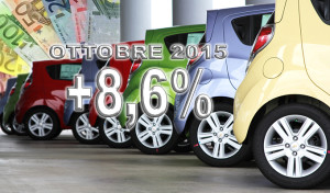 Mercato auto: ad ottobre continua la rinascita con un +8,6%