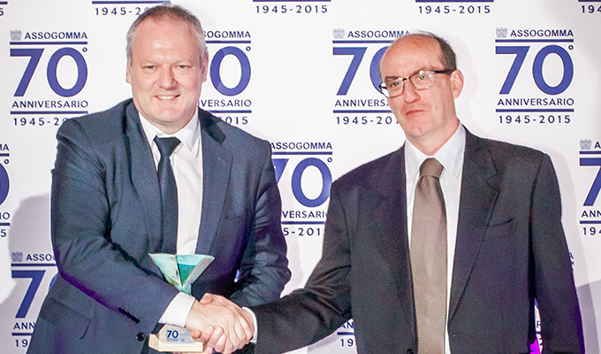 Michelin CrossClimate premiati ai 70 anni di Assogomma