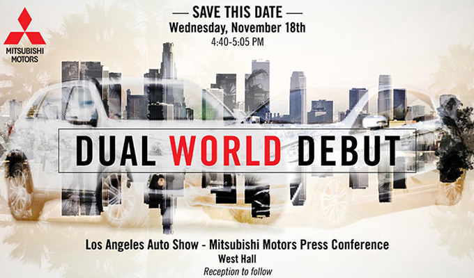 Mitsubishi annuncia due nuove anteprime mondiali per il Salone di Los Angeles 2015