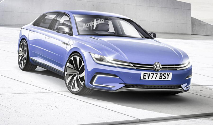 Volkswagen Phaeton EV, nel 2020 l’elettrica che sfiderà la Tesla Model S