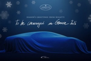 Bugatti Chiron ci manda una cartolina d’auguri per Natale [TEASER]