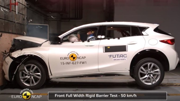 Infiniti Q30 premiata con le cinque stelle Euro NCAP [VIDEO]