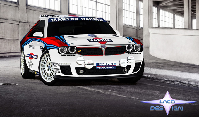 Lancia Delta HF Integrale rally: immaginando ancora una nuova leggenda [RENDERING]