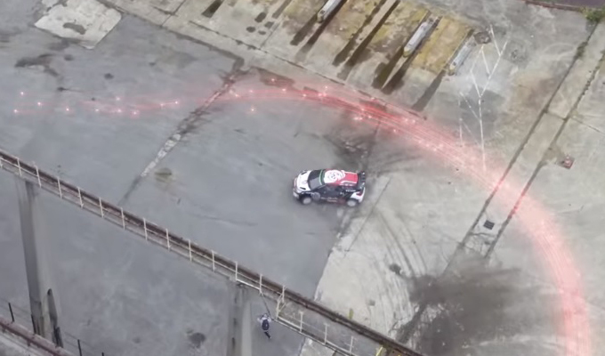 Sebastien Loeb sfida la Fibra ottica in uno spot