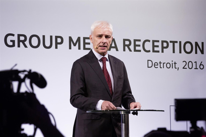 Volkswagen, Matthias Müller: “Gli USA restano un mercato fondamentale”