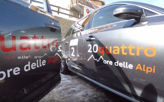 Nuova Audi A4 Avant supera a pieni voti la prova della 20quattro ore delle Alpi [VIDEO]