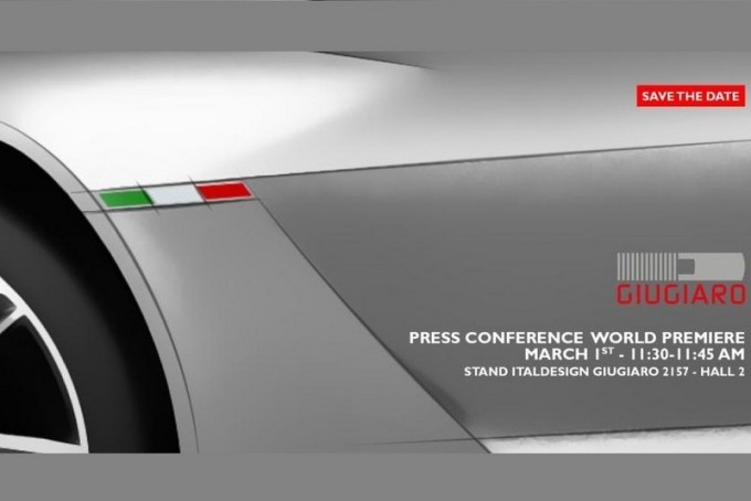 Italdesign Giugiaro annuncia un nuovo concept in anteprima al Salone di Ginevra 2016 [TEASER]