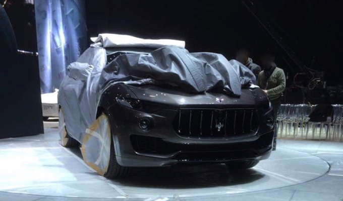 Maserati Levante: una prima sbirciatina dal Salone di Ginevra 2016