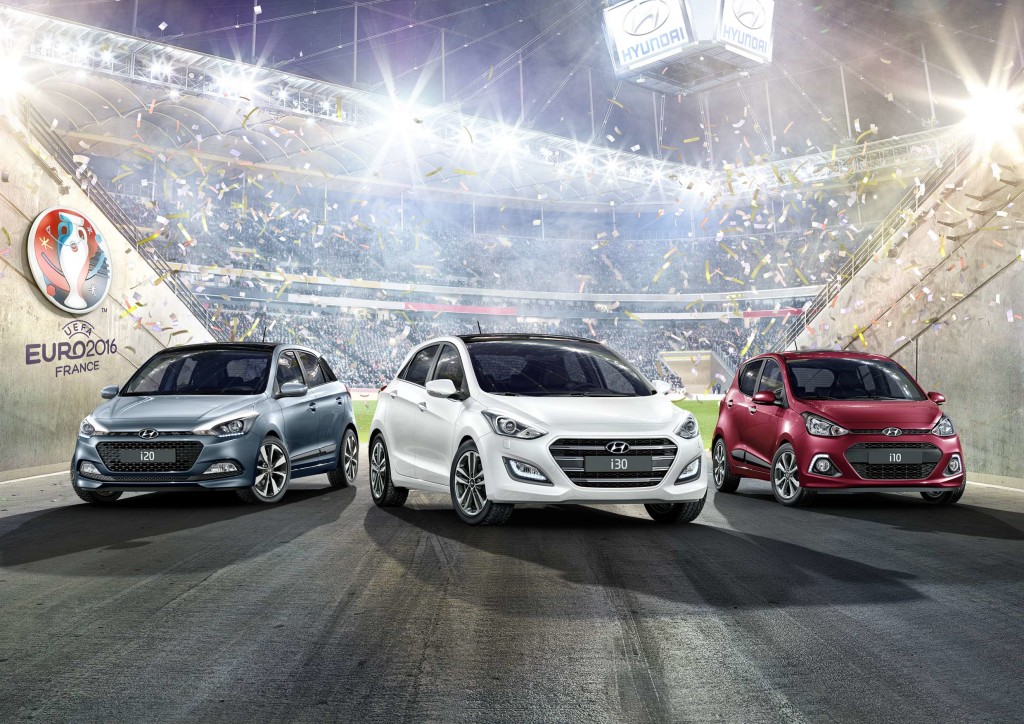 Hyundai GO! Edition, arrivano le speciali i10, i20 e i30 dedicate a Euro 2016 [FOTO]
