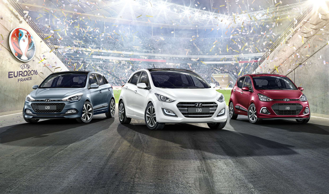 Hyundai i10, i20, i30 GO! Edition: la passione per il calcio su quattro ruote