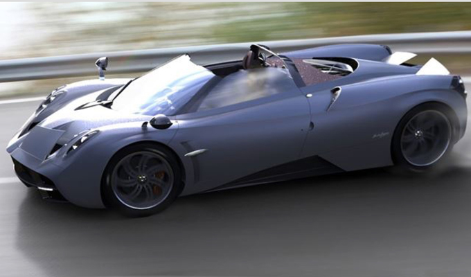 Pagani Huayra Roadster: la nuova sportiva debutterebbe a Pebble Beach [RENDERING]