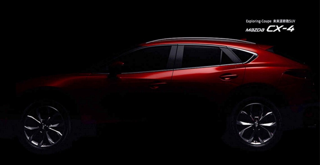 Mazda CX-4, nuovi dettagli ufficiali del crossover nipponico [TEASER]