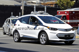 Chevrolet Bolt con guida autonoma catturata in fase di test [FOTO SPIA]