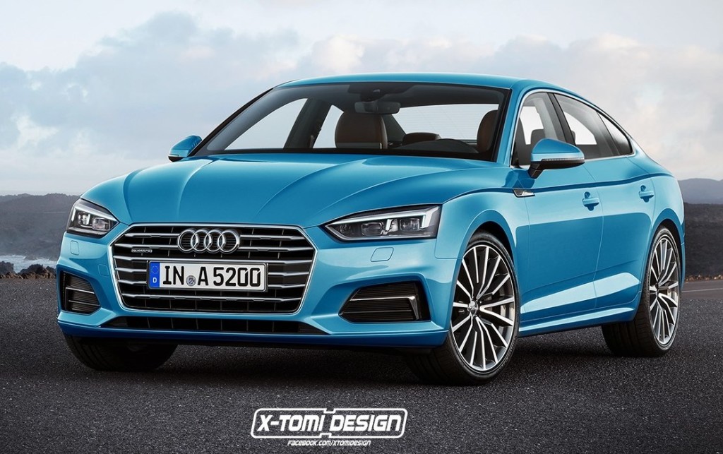 Nuova Audi A5, dopo la coupé prove di look per le versioni sportback e cabrio [RENDERING]