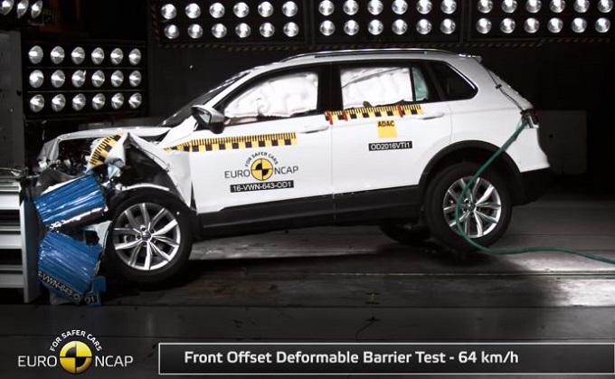 Volkswagen Tiguan MY 2016 conquista le 5 stelle Euro NCAP [VIDEO]