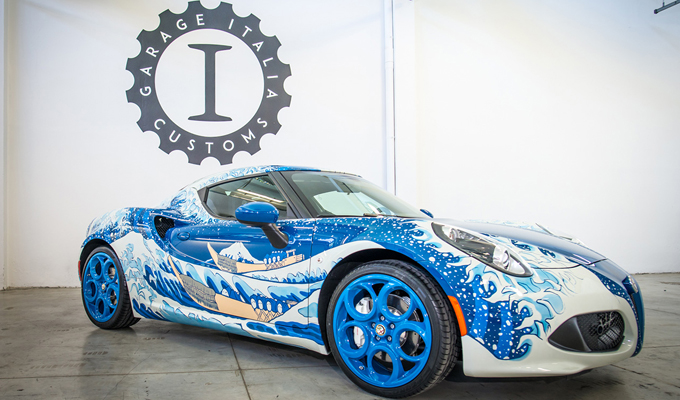 Garage Italia Customs a Los Angeles con Alfa Romeo 4C Hokusai e BMW i8 Futurism Edition