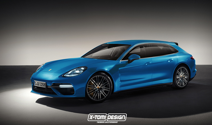 Nuova Porsche Panamera: un’idea della potenziale variante Shooting Brake [RENDERING]