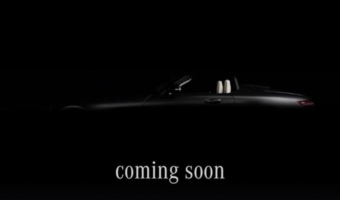 Mercedes-AMG GT C: nell’ombra si intravede una Roadster [VIDEO TEASER]