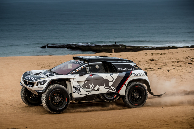 Peugeot 3008 DKR: primo podio per Carlos Sainz e Lucas Cruz al Rally del Marocco