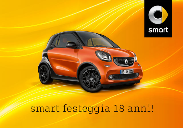 Smart festeggia il suo 18° compleanno con una serie speciale…