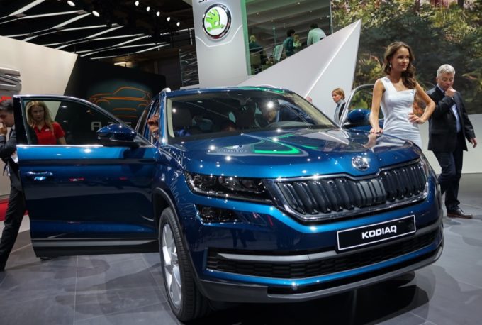 Skoda Kodiaq Foto Live - Salone di Parigi 2016
