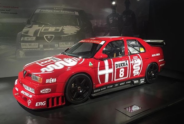 Giancarlo Fisichella in visita al Museo Storico Alfa Romeo [VIDEO]