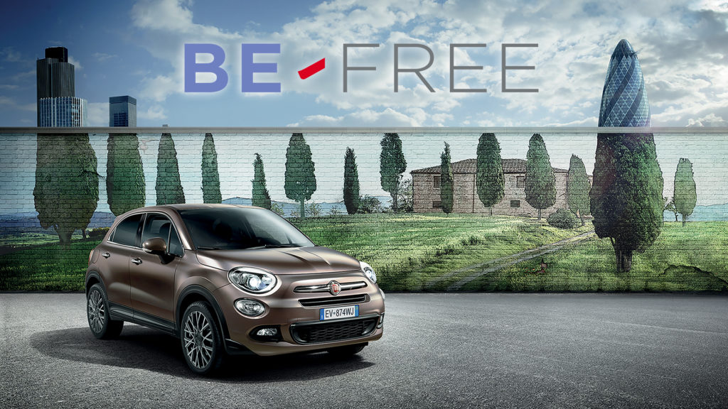 BE-FREE: Fiat e Leasys estendono il noleggio per privati anche alla 500X