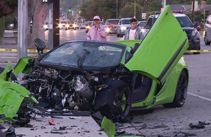 McLaren 650S Spider completamente distrutta dopo un terribile incidente [VIDEO]