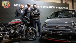 Abarth 695 Tributo XSR: a EICMA 2016 il concept che omaggia Yamaha [FOTO]