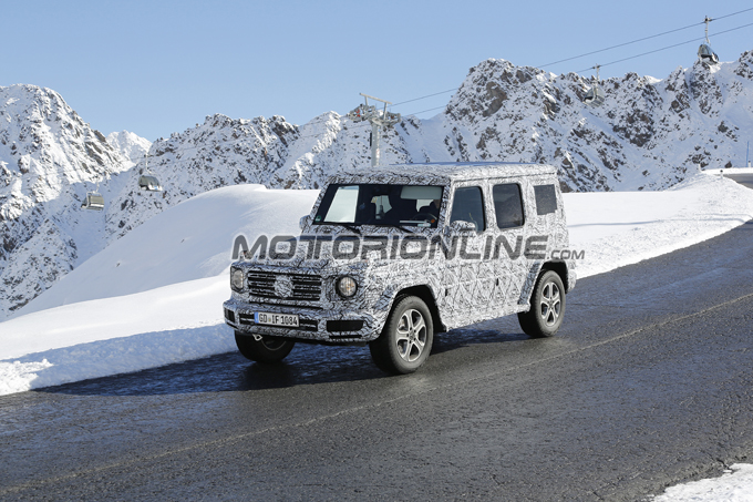 Mercedes Classe G MY 2017: la nuova generazione prosegue i test [FOTO SPIA]