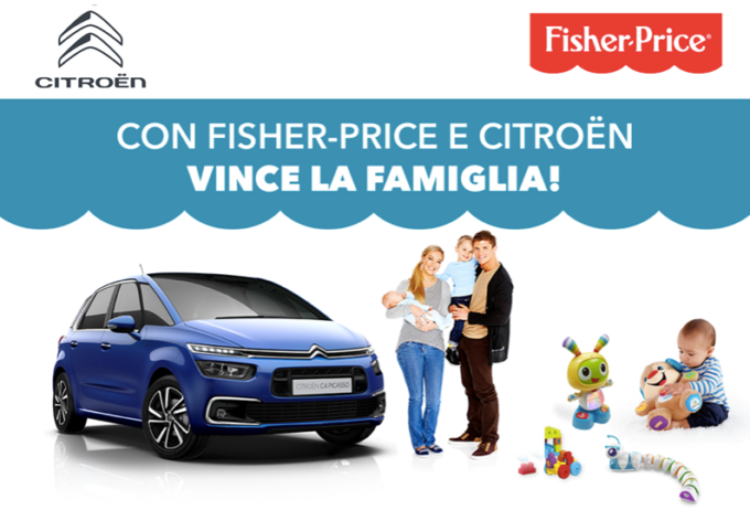 Nuove Citroën C4 Picasso e Grand Picasso a misura dei più piccoli con Fisher-Price