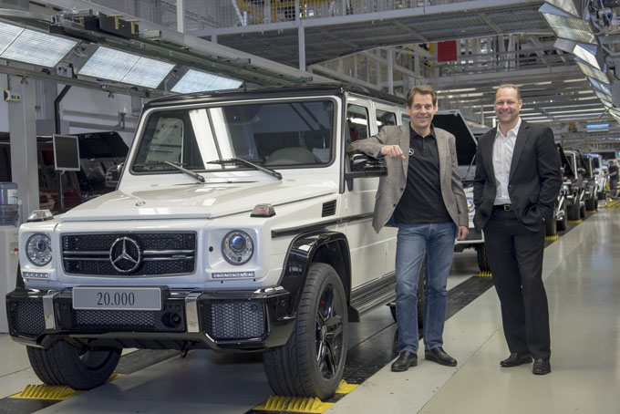 Mercedes Classe G: raggiunta la soglia delle 20 mila unità all’anno