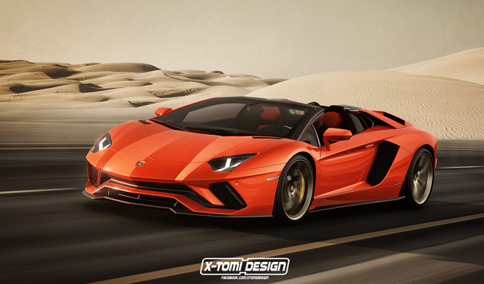 Lamborghini Aventador S Coupé: immaginata la potenziale variante Roadster [RENDERING]