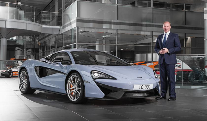 McLaren: costruiti 10.000 esemplari