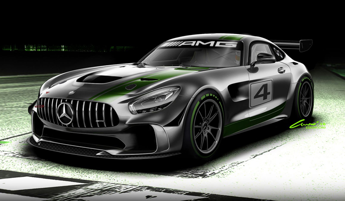 Mercedes AMG GT4: primo sguardo alla nuova nata di casa Affalterbach