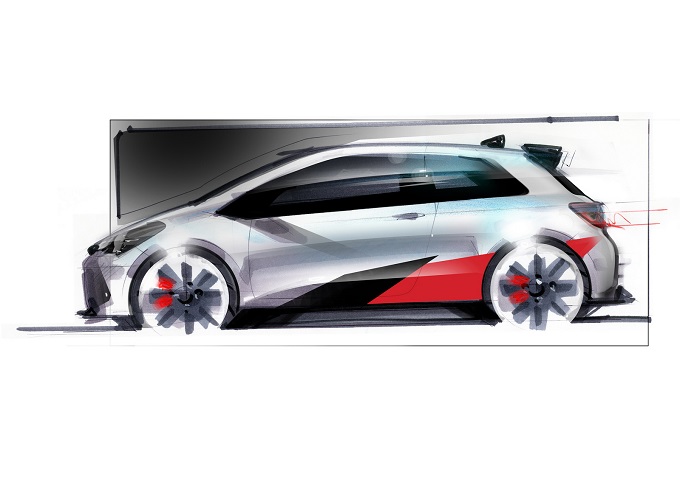 Toyota Yaris high-performance, c’è la conferma: si ispirerà alla versione WRC [SKETCH DESIGN]