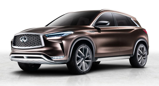 Il nuovo Infiniti QX50 Concept debutterà al Salone di Detroit 2017