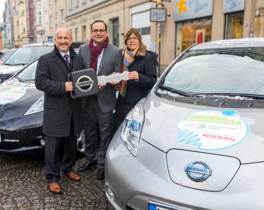 Nissan elettrifica la città di Essen, Capitale Verde Europea per il 2017