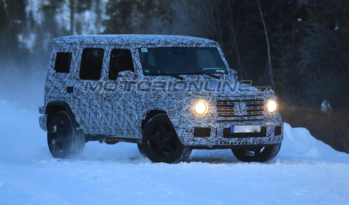 Mercedes-AMG G 63: un’altra occhiata allo sviluppo della nuova generazione [VIDEO SPIA]