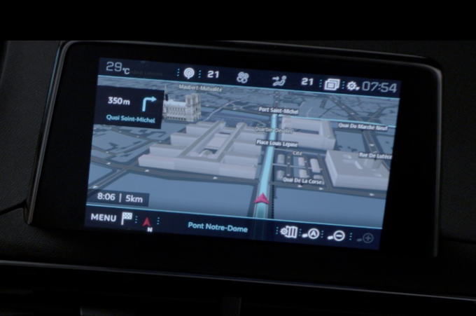 Peugeot 208 accoglie il nuovo sistema di navigazione assistita 3D Connected Navigation