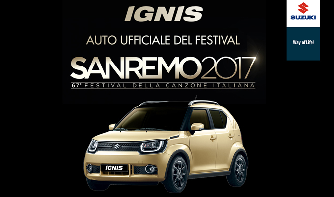 Suzuki IGNIS: guidare al ritmo brioso del Festival di Sanremo 2017