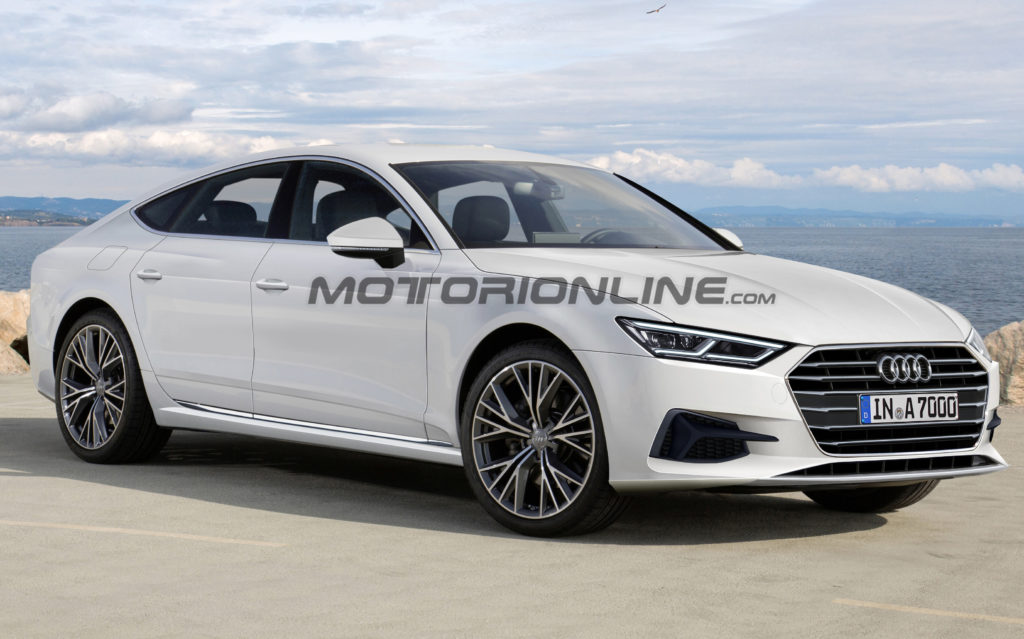 Nuova Audi A7, maestosità a Quattro Anelli nella nuova idea di stile [RENDERING]