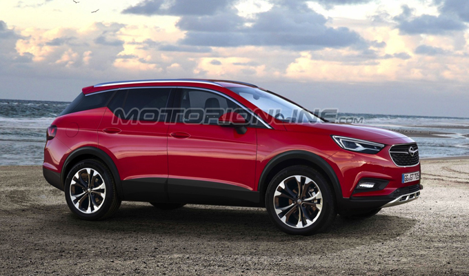 Opel Grandland X: come potrebbe essere l’altro veicolo siglato X [RENDERING]