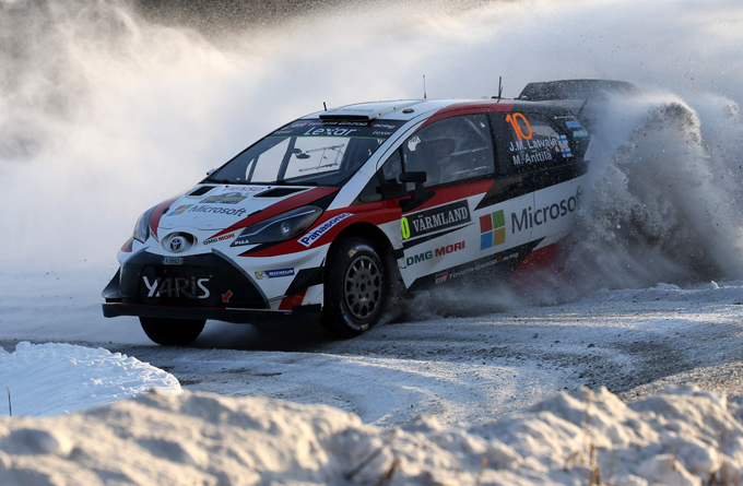 WRC, Toyota: primo successo stagionale al Rally di Svezia