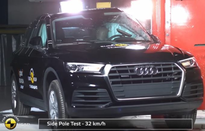 Nuova Audi Q5 premiata con le cinque stelle Euro NCAP [VIDEO]