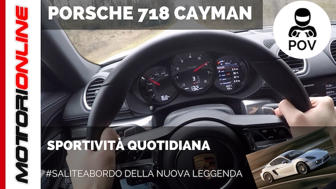 Salite a Bordo: Porsche 718 Cayman [POV TEST DRIVE]