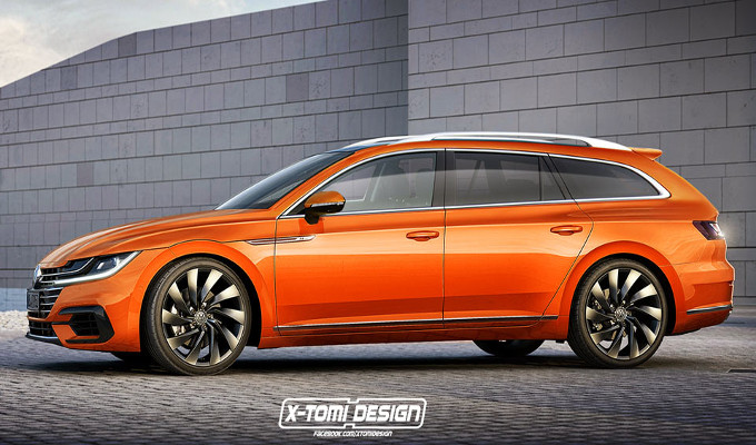 Nuova Volkswagen Arteon: così è immaginata la variante SW [RENDERING]